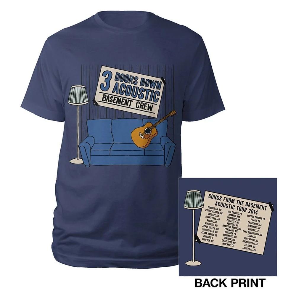 Vintage 3 Doors Down Brad Arnold Summer Tour 2014 Tshirt Unisex T-Shirt L
