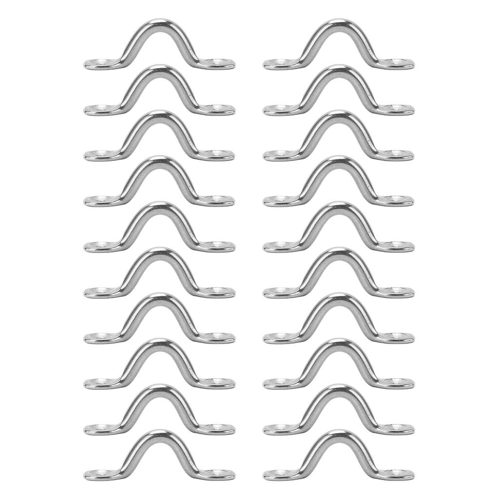 5 Sets Boat Pull Handle Buckles 304 Stainless Steel Smoothing Surfaces Kayak Canoe Rigging