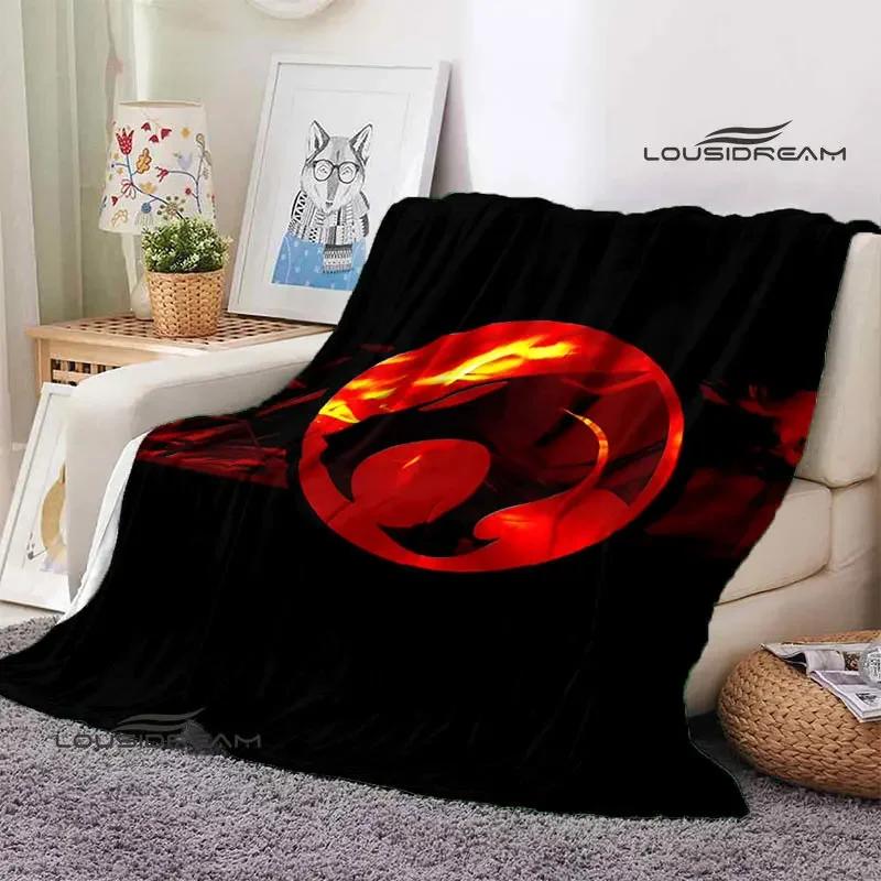 Thundercats Cartoon-Druckdecke, warme Decke für Kinder, T-Flansch-Decke, Heimreisedecke, Bettauskleidung, Geburtstagsgeschenk