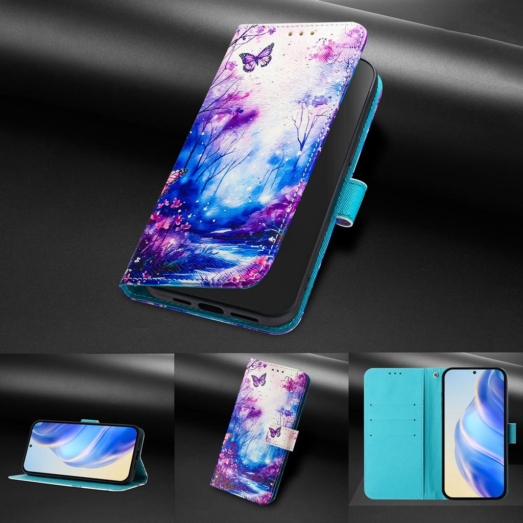 Coloured Drawing Wallet Case for Infinix Note 50S 50X 50 Smart 10 9 HD 8 Plus GT 20 Pro Luxury Stand Card Slots Flip Phone Cover