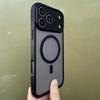 Luxury Matte clear Case for iPhone 17 Pro Max with strap Camera Protect MagSafe Wireless Charging cover for 17 Pro max Cover