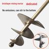 Stainless Steel Dual-Use Mixer: Cement & Sand Plastering Rod with Electric Hammer