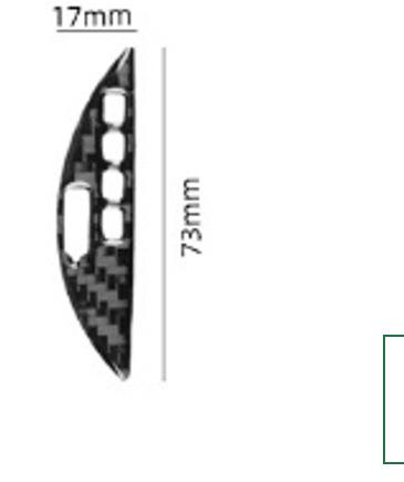 Suitable for 19-22 Toyota Supra A90 carbon fiber rearview mirror decoration accessories