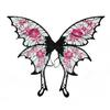 Semi-Transparent Mesh Butterfly Wings Floral Embroidered Angel Wings  Cosplay Performance