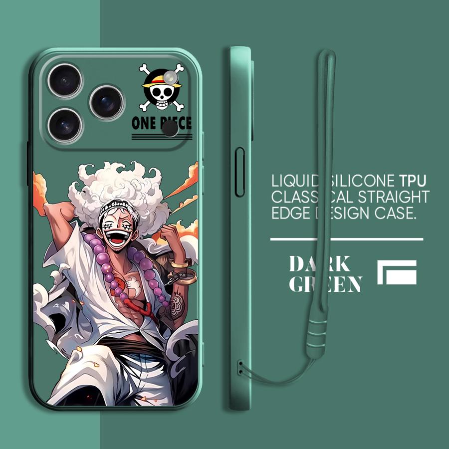 One Piece Cartoon Cute Phone Cover Case for Apple iPhone 17 Pro Max 11 7 8 XS XR 12 Plus 16 Air 15 13 Mini