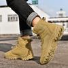 Autumn and Winter New High-top Outdoor Military Boots Desert Boots Hiking Boots Mountaineering Boots Martin Boots Breathable Combat Training Boots