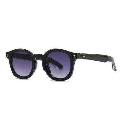 New European American Trendy Street Photography Retro Round Sunglasses 6026