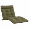 Sun Lounger Cushion VIANEN 100percent Polyester Olive Green