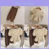 Stilvolles Baby Mädchen Sommer Outfit Zweiteiliges Set mit Vintage Oberteil und Hose mit Leopardenmuster