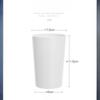 Simple Toothbrush Mouthwash Cups Durable Frosted Household Plastic Couple Mouthwash Cup Multipurpose Large Capacity Drinking Cup