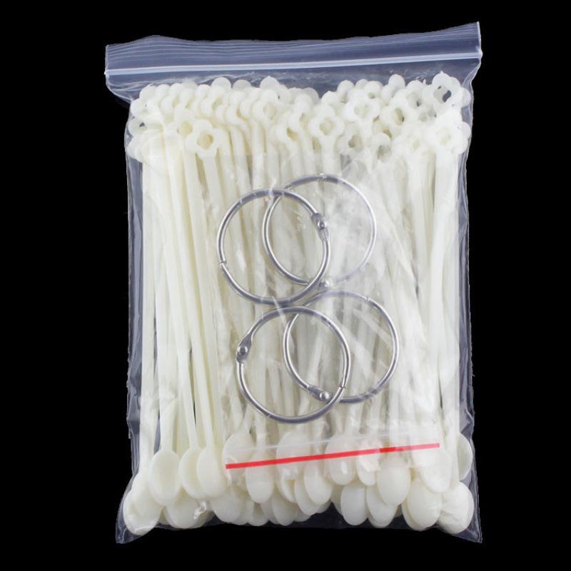 Nail Art Transparent Color Palette—100 Gel Polish Display Tips for Beginners