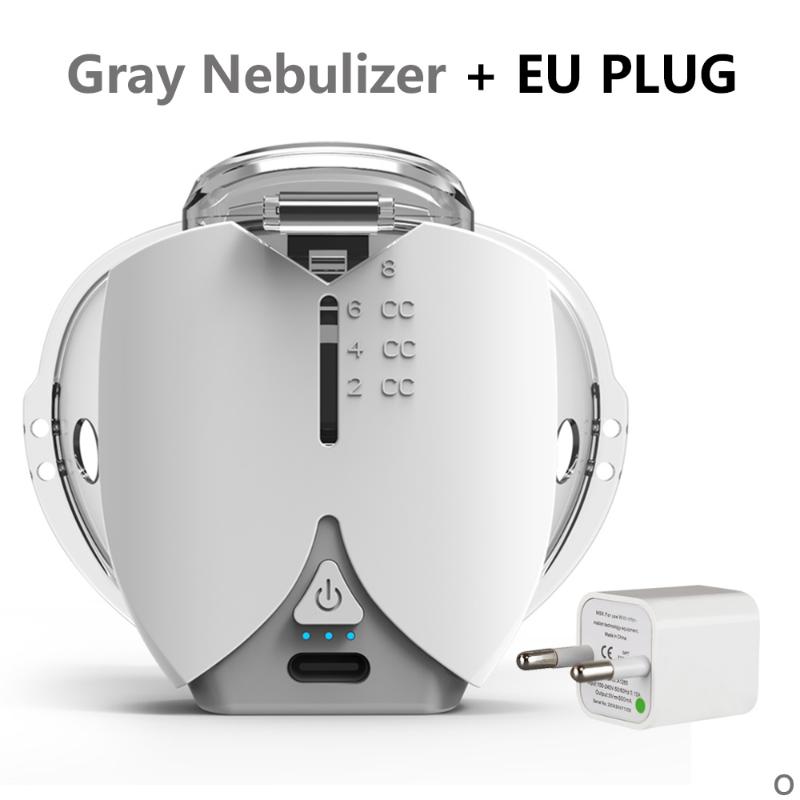 Mini nebulizator cu plasă, portabil, portabil, automatizator de inhalare, silențios, nebulizator cu ultrasunete, pentru copii, adulți, umidificator pentru astm