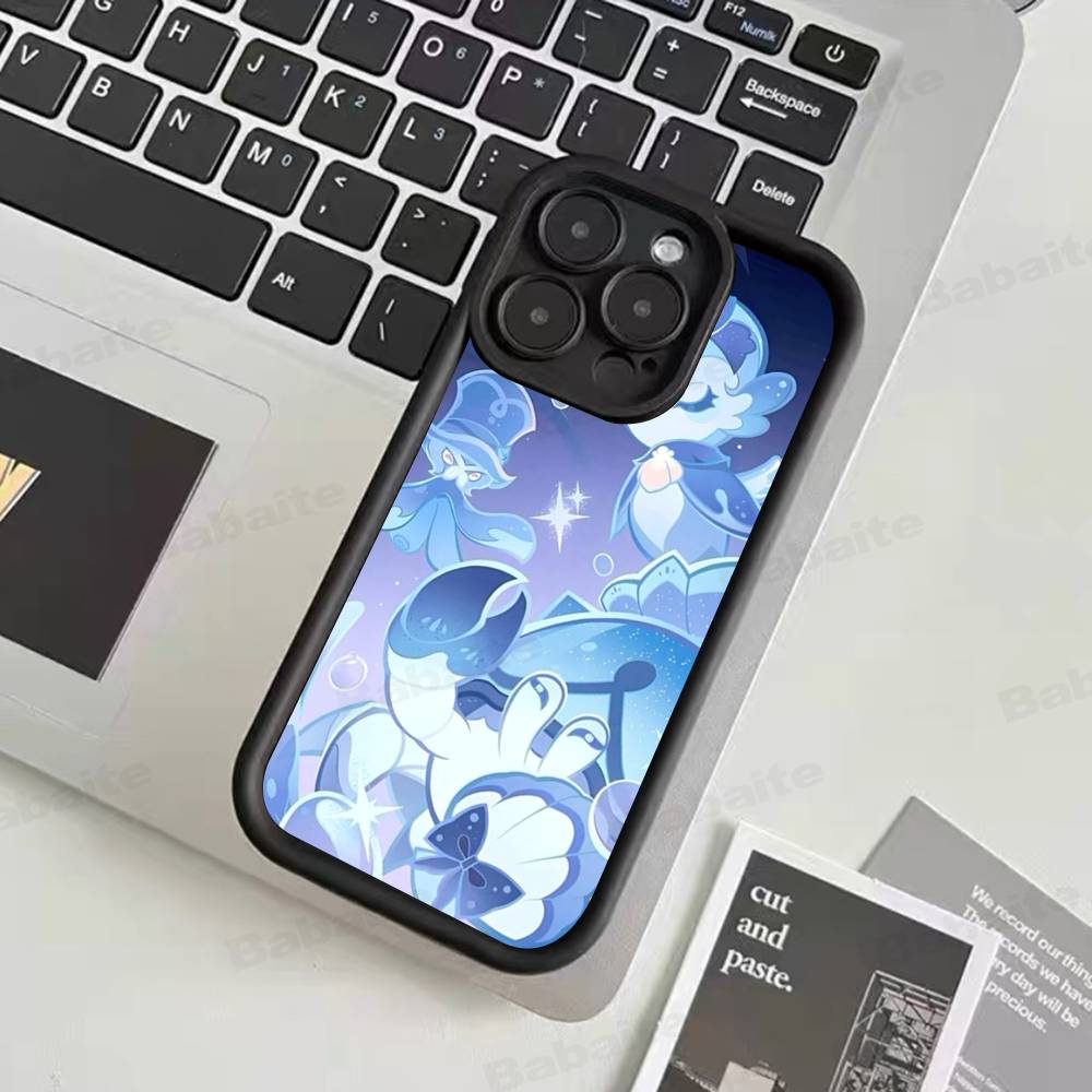 Genshin Impact Furina For iPhone 17 15 13 12 11 14 Pro Max X XR XS 16 Plus Shockproof Candy Back Cover
