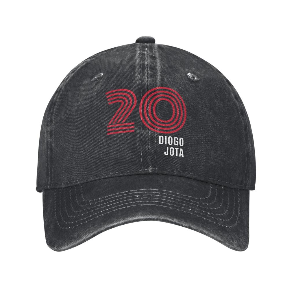 Diogo Jota Unisex Baseballkappe Distressed Washed Hats Cap Vintage Outdoor-Aktivitäten Unstrukturiert Weich Snapback-Kappe