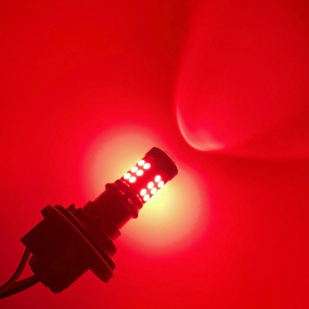 High-Power Red LED Brake Lights with Aluminum Body - 27 LED Chips for Maximum Road Safety & IP65 Waterproof