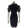 GRAXIA Cabaret Midi Perfect for Hostess and Short Puff Size M Dress, Dress, Hostesses, Clubs, Lounges, Sleeves, Sleeves, Slit, Ribbon, Elastic,