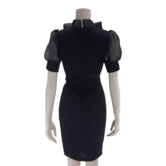 GRAXIA Cabaret Midi Perfect for Hostess and Short Puff Size M Dress, Dress, Hostesses, Clubs, Lounges, Sleeves, Sleeves, Slit, Ribbon, Elastic,