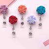 Tag Badge Reels Office Suppies Employee Easy Pull Buckle Reel Clip Chest Pocket Clip Badge Holder