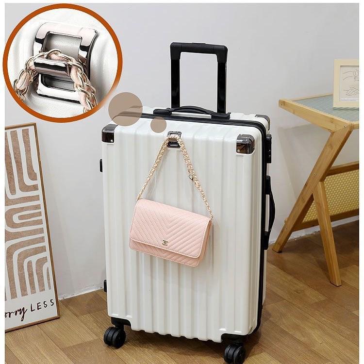 24-inch Women's Ultralight Trolley Suitcase - Large Capacity, Thickened Design with Zipper - 20-inch Cabin Option