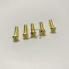 Gold Phillips Pan Head Extended Machine Screws, M3-M4