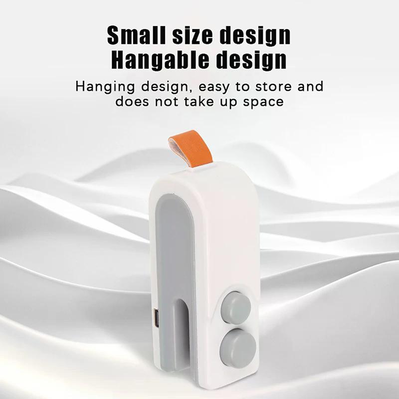 Mini Bag Sealer, 2026 New 2 In 1 Magnetic Food Sealer, USB Rechargeable Chip Bag Sealer Heat Seal Tool