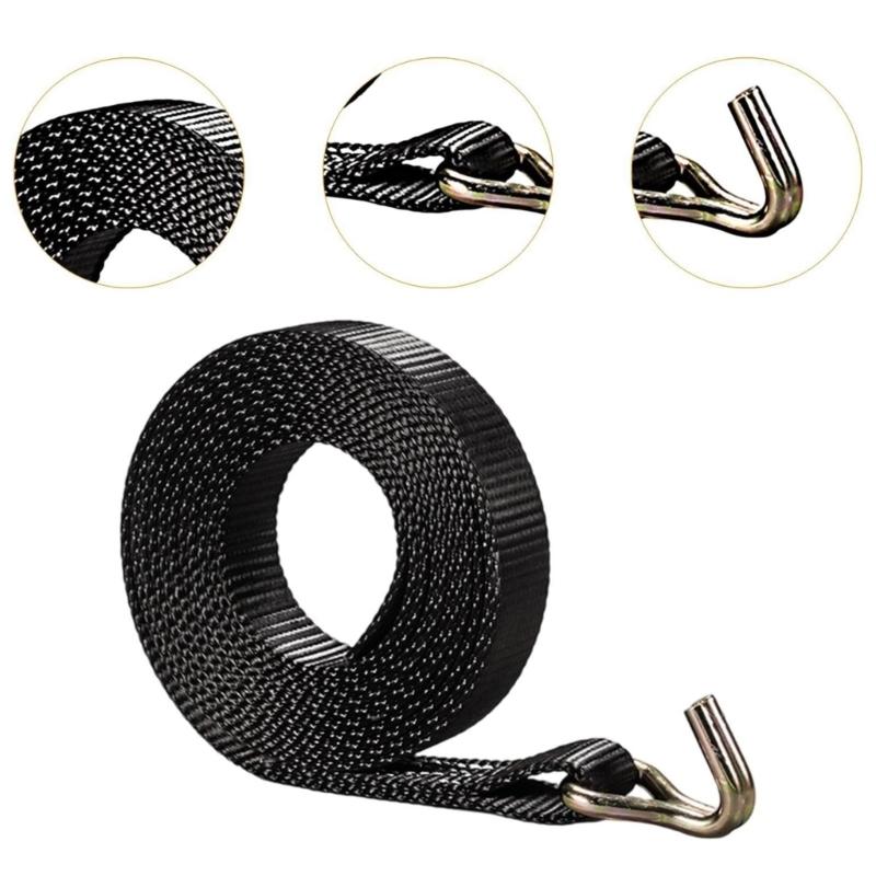 Double Hook Truck Cargo Straps Portable Sturdy Bungees Tie Downs Convenient for Safe Transport and Storage Solution