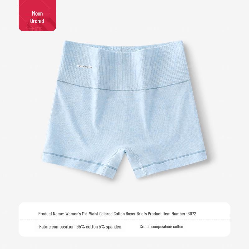 Wysokoelastyczna Bawełniana Bielizna Damska z Wysokim Stanem, Obcisła w Biodrach i z Płaską Nogawką – Wygodna, Oddychająca i Nieuciskająca na Jesień i Zimę
