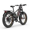LANKELEISI Silvertip8 E-Bike con Ruote Grasse 26×4.0, Batteria 52V 20Ah, Motore 1000W, Freni Idraulici, Cambio Shimano a 7 Velocità, Tutto Terreno