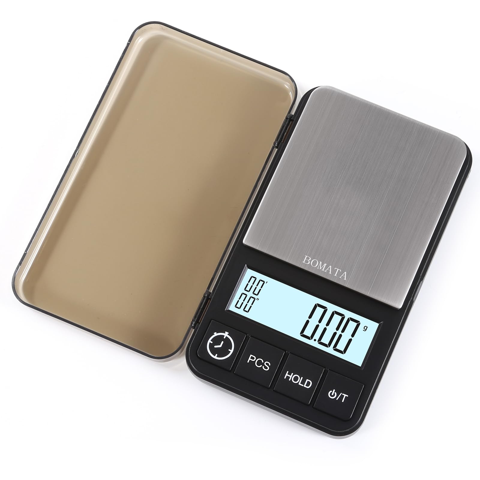 

BOMATA 1kg Increment Pocket Digital Small Coffee Scale with High Portable Mini Precision Weighing Drip 0.01g Scale, Timer, Precision, Scale, Scale,