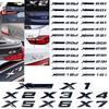 AAWG1 Glossy Black Car Trunk Badge Sticker Compatible Compatible for THE X1 X2 X3 X4 X5 X6 X7 E84 F48 E83 G01 F25 F26 G02 E53 F15 E70 E71 F16 N