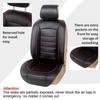 1 STÜCKE Autositzkissen PU-Leder Autositzbezug-Set für Funda Asiento Coche für Honda Accord 2003 2007