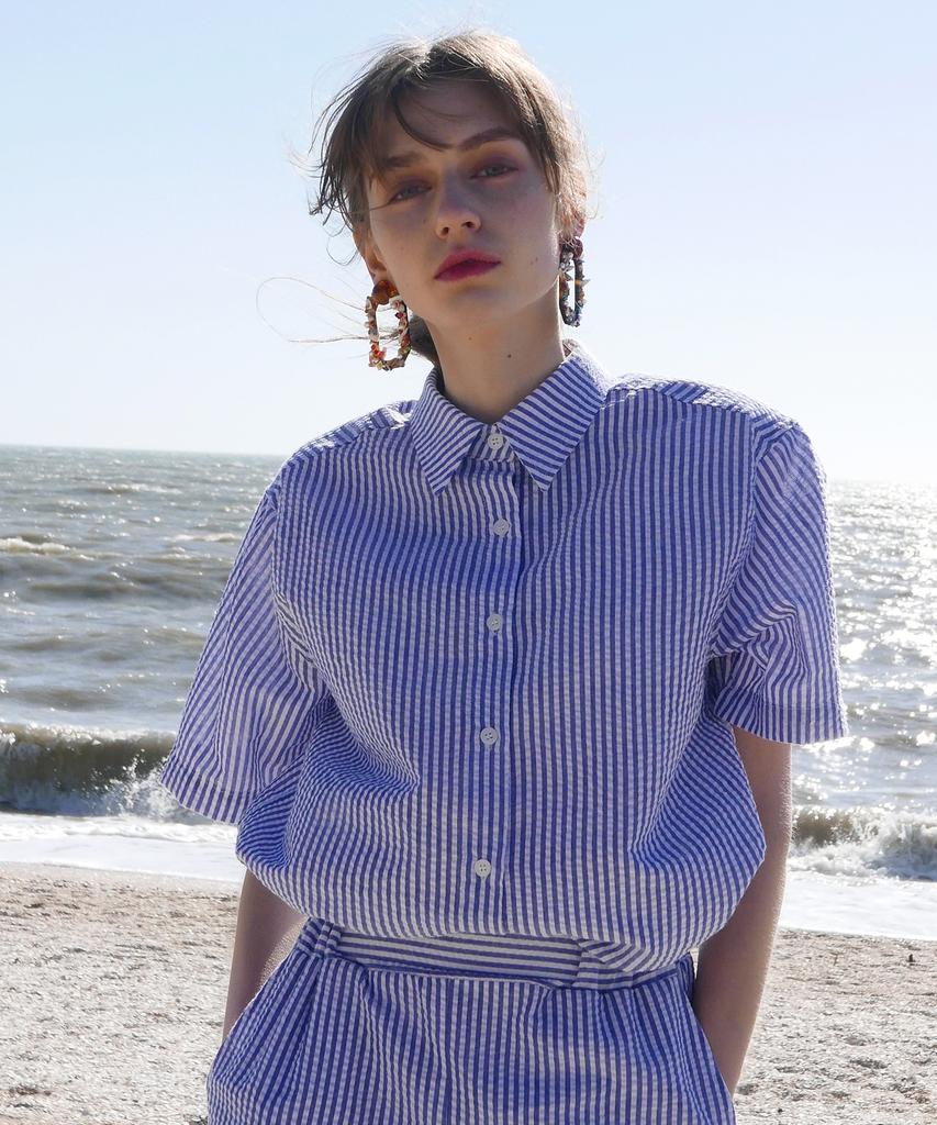 LARTIGENT Lb Set Shirt(Blue)