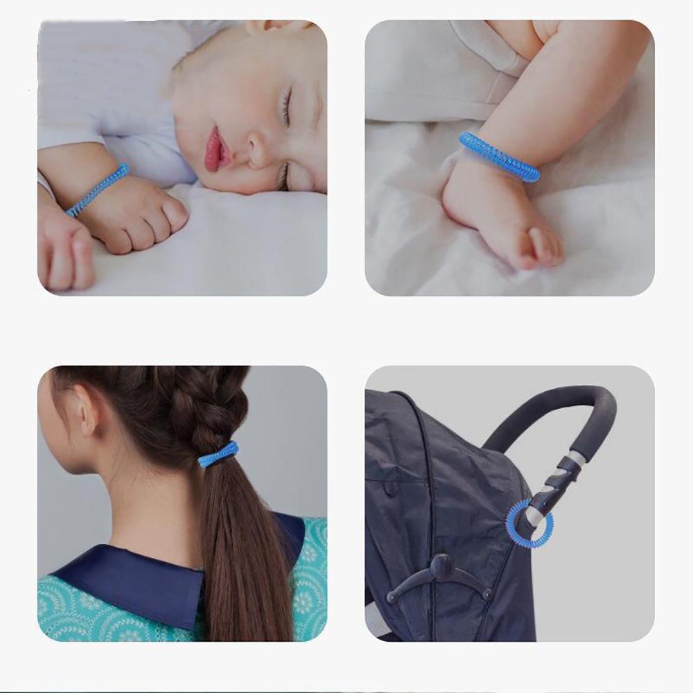 10 Pack Natural Mosquito Repellent Bracelet Wrist Band Bug Insect Protection