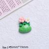 Spring Series Cartoon Animal Cream Glue Accessories: Creative Shoe Charms & Resin DIY Jewelry Hair Clips