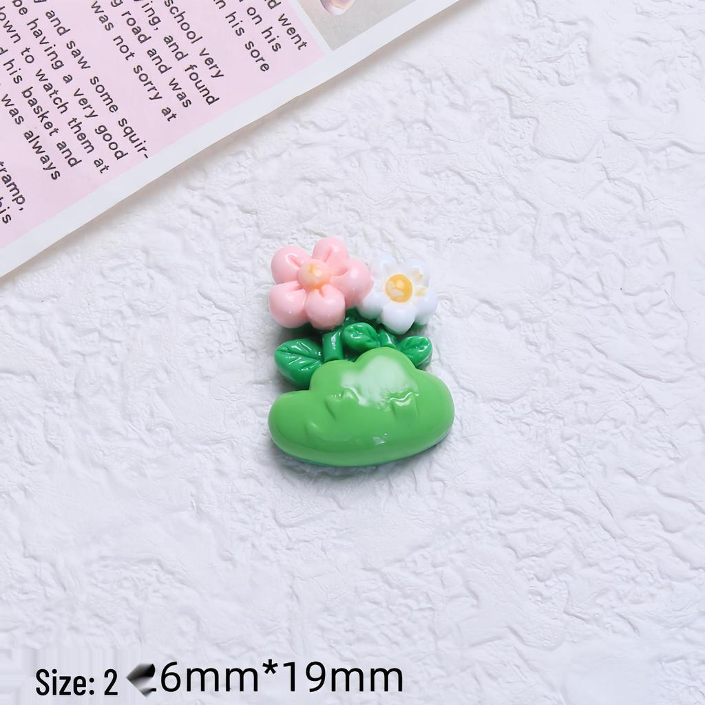 Spring Series Cartoon Animal Cream Glue Accessories: Creative Shoe Charms & Resin DIY Jewelry Hair Clips