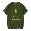 Maglietta Vintage Johnnie Walker Scotch Whiskey Black Classic TUTTE LE TAGLIE vintage Grafica Lavata Elasticizzata Casual Traspirante moda