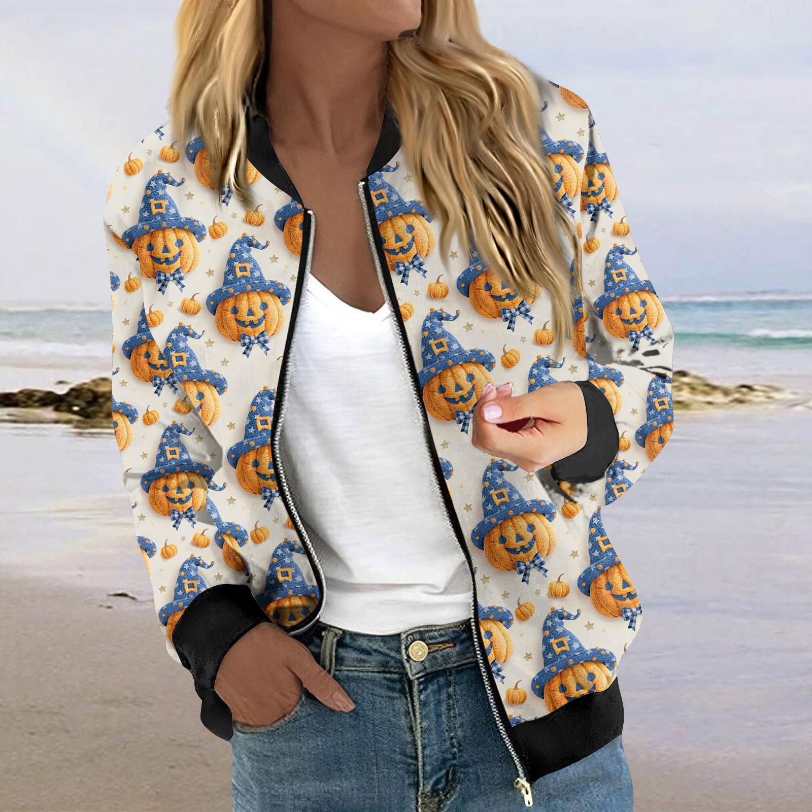 

Куртки для женщин, легкие укороченные куртки с длинным рукавом на молнии, модная верхняя одежда с принтом, повседневные стеганые куртки с карманами L