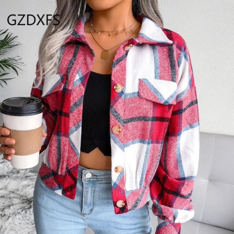 Collar Lantern Long Sleeve Blouse Ladies Casual Fashion Single-breasted Shirt
