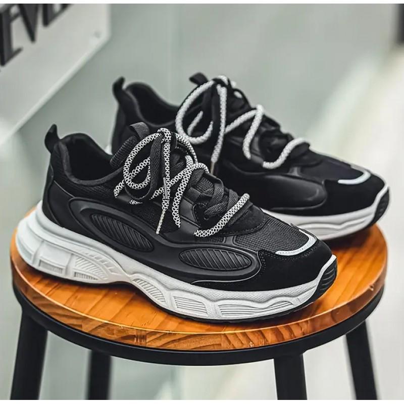 

Internet Celebrity Hot Men s Shoes Versatile Casual Sports Teenagers Running Anti Slip Height Increasing White Dad Trendy 40 Standard Sports Code