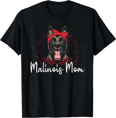 Funny Dog Malinois Mom Dog Owner Belgian Malinois T-Shirt