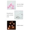 Cherry Blossoms Lighting Strings Waterproof LED Flower String Lights Decor Light for Wedding Party V