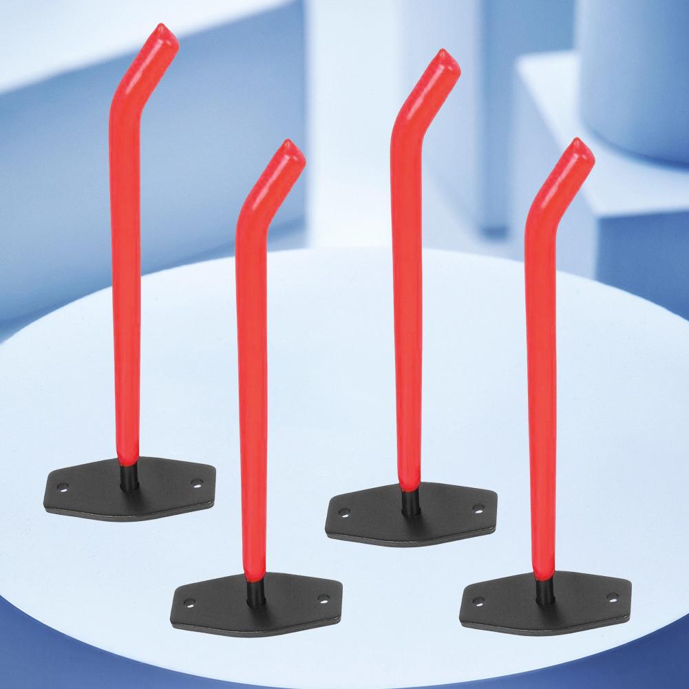 4Pcs Heavy Duty Metal Hook Non-Slip Garage Organizer Wall Mount Wall Mount Anti-slip Storage Hook Garage Garden Tire Ladder Tool