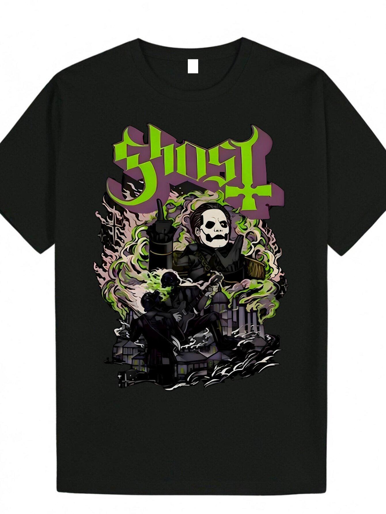 

Футболка для любителей уличного стиля, мужская модная повседневная одежда, футболка с коротким рукавом, свободная и удобная, на каждый день, мужская одежда S