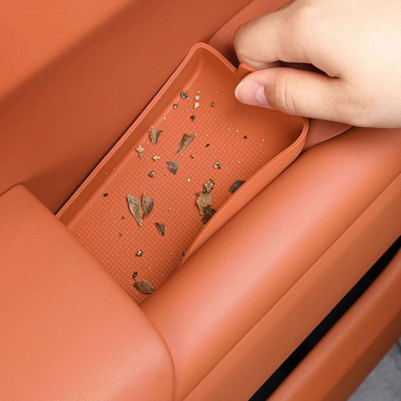 4x Car Handle Silicone Anti-Slip Pad Door Slot Storage Protect Mat Auto Accessories for Leading Ideal LiXiang L7 L8 L9 -2024
