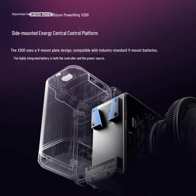 Zhiyun X200 200W Portable Bi-color COB LED Video Light