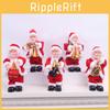 Christmas Gift Electric Santa Claus Guitar Music Ornament With Saxophone And Drums For Holiday Decor