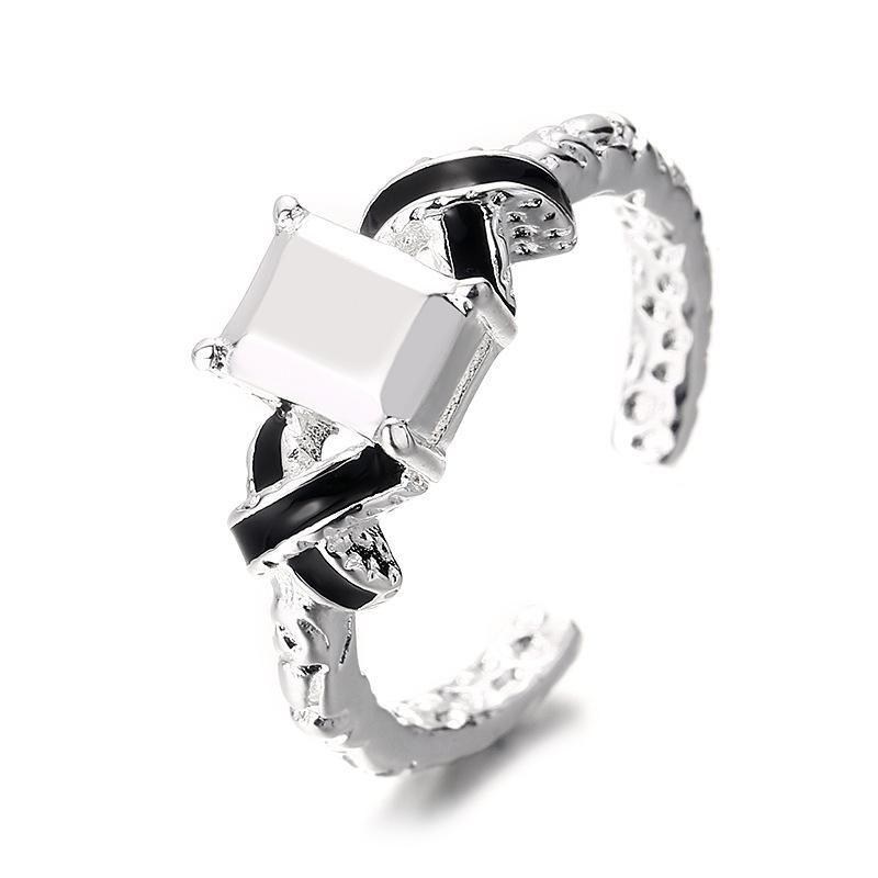 Lindon Classic Copper Alloy Ring Ladies Jewelry Wedding Promise Party Gift