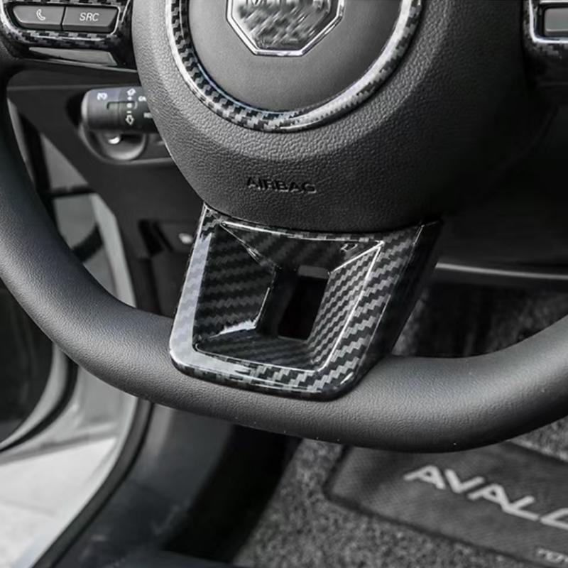 3 PCS Car Steering Wheel Interior Button Cover For MG5 MG6 MG HS ZS nterior Trim Modified Patch Car Accessories UU333