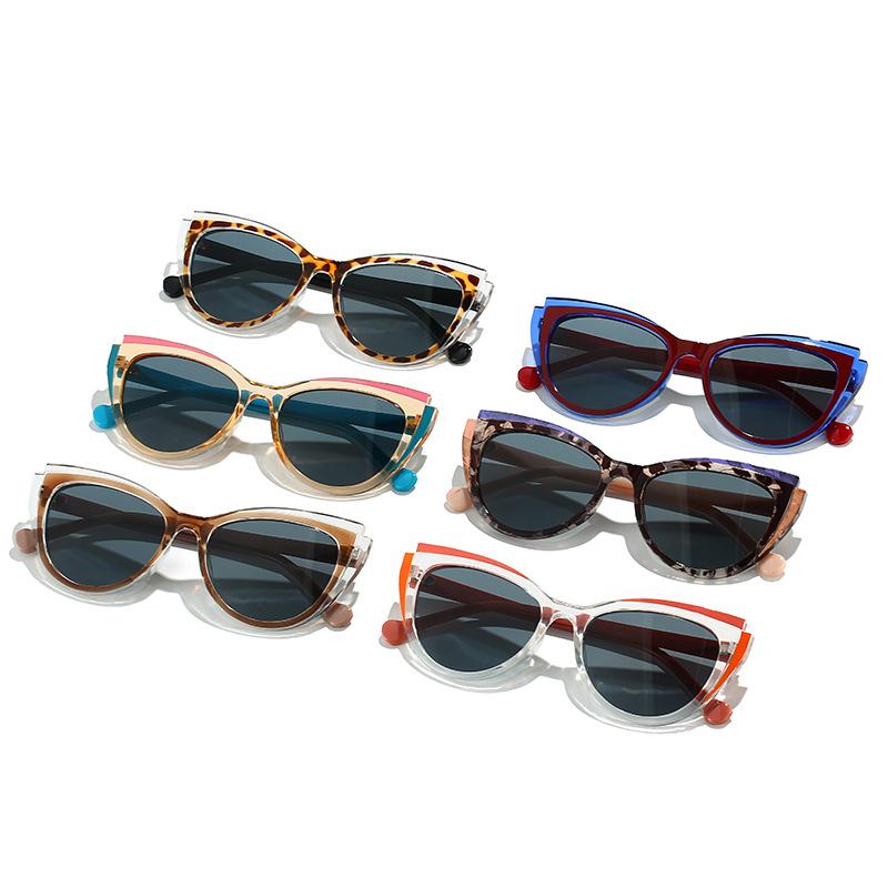 Oversized Cat Eyes Near Sight Sunglasses for Women Blue Light Blocking Myopia Glasses UV Protection Goggle Shades 0 To -4.0