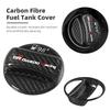 Vdcp6 Real Carbon Fiber Gas Fuel Tank Cover Oil Filler Dustproof Cap For Toyota GR GAZOO RACING Prado Yaris Hilux Corolla Prius Avensi